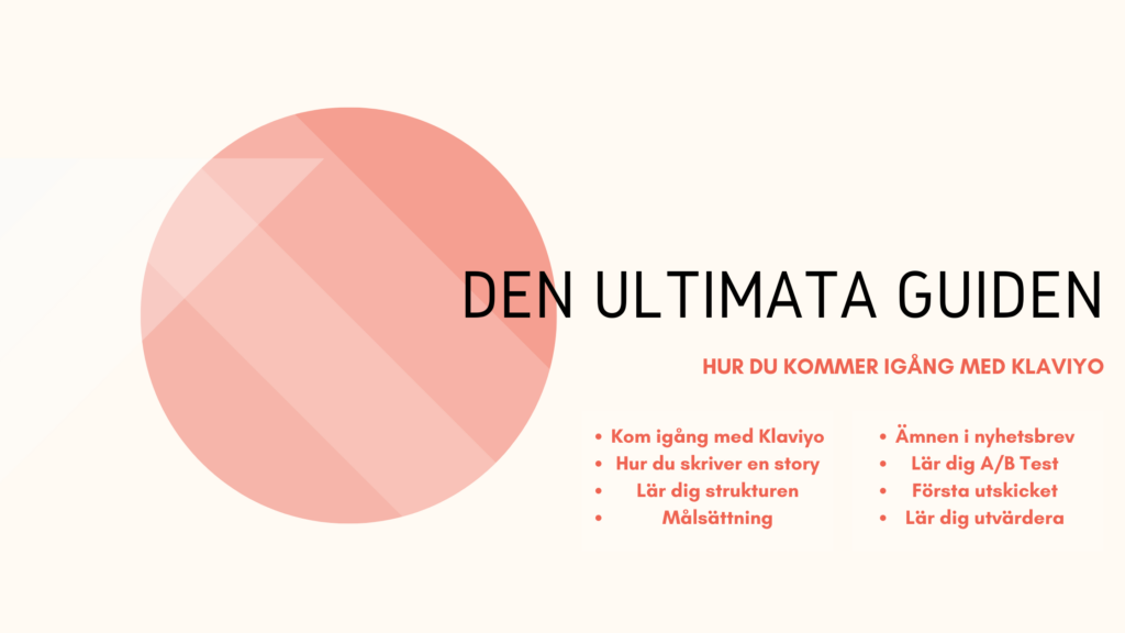 Guide från Klaviyo-byrån R.I.M om att komma igång med Klaviyo